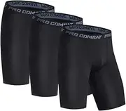 [SWONES] Men's Compression Shorts 3 Pack,Workout Shorts,Running Shorts,Training Quick Dry Athletic Shorts