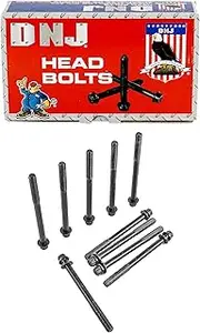 DNJ HBK348 Head Bolt Kit for 2013-2015 / Buick, Cadillac, Chevrolet, GMC/ATS, Canyon, Colorado, CTS, Impala, Malibu, Regal / 2.0L, 2.5L / DOHC / L4 / 16V / LCV, LKW, LTG/VIN A, VIN L, VIN X