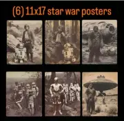Lot Of (6) Star Wars 11x17 Posters | Photo Art Prints