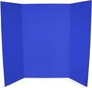 Flipside Products 36” x 48” Foam Project Boards for Presentations, Science Fair, School Projects, Event Displays and Trifold Picture Board - Blue - 3 Pack