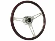 1969-89 Chevrolet Chevelle 6-Bolt Classic Espresso Wood Steering Wheel Kit (for: Chevrolet)