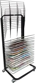 Art Drying Rack for Classroom,Oil Painting Rack Art,25 Shelves,for Childcare Centers and Art Classes,Art Classroom or Studio