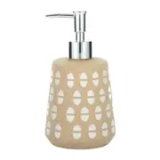 Casa Regalo Acorn Ceramic Decorative Soap Dispenser Natural Bathroom Deocor