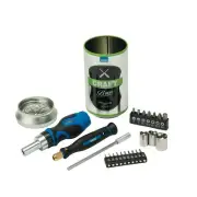 Draper Stubby Ratchet Screwdriver Bit Set Special Edition Craft Brew 23 Pc 04775