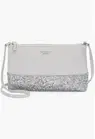 NEW NWT Kate Spade Sparkle Glitter Silver Cross Body Bag Purse w/ Shoulder Strap