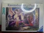 Ravensburger 2000 Piece Jigsaw Puzzle Stonehenge Penfound Wizard Dragon 2003