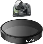 TELESIN ND64 Filter Lens Filter for DJI Action 4 Osmo Action 3 Accessories, Neutral Density Multi Coated HD Optical Glass Scratch Resistant Ultra-Slim Protection Protector for DJI Action 3 4 Accessory