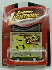PONTIAC FIREBIRD 1972 '72 GREEN W/ MAG WHEELS 1/64 JOHNNY LIGHTNING JOHNNY RETRO