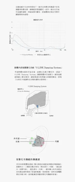 東京快遞耳機館日本Final ZE2000 新經典 IPX4 獨家單體 aptX 真無線藍牙耳機 (10折)