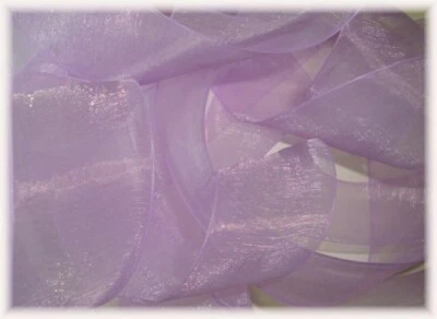 LAST 1 -25 YARD ROLL 1.5 LT ORCHID EASTER OFFRAY LADY CHIFFON DESIGNER RIBBON