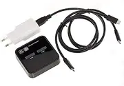 Docking Station Docking Station for 2 SSD M2 SATA Connection USB 3.2 Gen1 5GB with CLONA Function