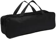 Abbraccia Grill Tool Storage Bag with Zipper for Outdoor Use, S Black