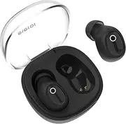 Mini Wireless Earbuds for Small Ears, Women Men, Bluetooth Earbuds for Small Ear Canals, Wireless Bluetooth Headphones for iPhone, Android Earbuds (Black)