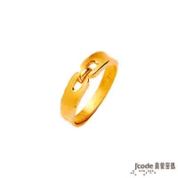 在飛比找PChome24h購物優惠-J’code真愛密碼 完美邂逅黃金女戒指