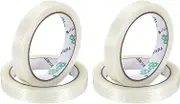 uxcell 4 Pack Mono Filament Strapping Tape, 0.59 Inch x 22 Yards 5.9 Mil, Transparent Reinforced Fiberglass Tape for Bundling, Heavy Goods Packaging, Sealing Cartons, Fixed Reinforcement