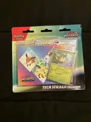 Pokemon Prismatic Evolutions Tech Sticker Collection