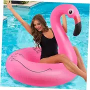 Flamingo Inflatable Pool Floats, Pool Tubes Swim Ring Pink Pool Float, 42'' 1