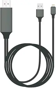 8Ware Plug and Play Apple Compatible PIN to HDMI Cable for iPhone and iPad, 2 Meter
