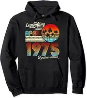 [keoStore] Birthday Legendary Since April 1975 Gift Pullover Hoodie ds251