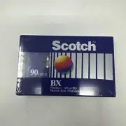 SCOTCH BLANK CASSETTE TAPE BX-90 NORMAL BIAS Factory Sealed