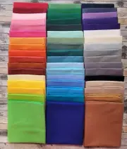 Bundle of 51 Solid Color Fat Quarters (12.75 yards total)