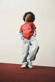[Cotton On Kids] Cotton On Kids - Poppy Short Sleeve Graphic Print Tee - Berries ballin/varsity red 7 BERRIES BALLIN/VARSITY RED