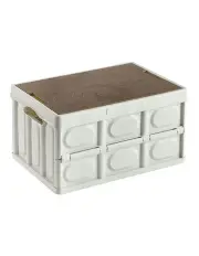 [SOGA] Car & Camping Foldable Storage Box Crate 42x28.5cm 30L in White