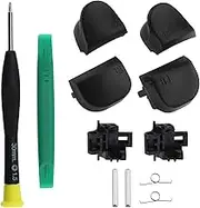 VGOL Set of 12 L1 R1 L2 R2 Trigger Buttons Repair Kit Compatible with PS5 V1 Controller Shoulder Buttons with Springs & Trigger Frames & Shaft & Screwdriver & Pry Tool