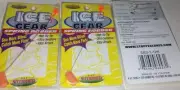 3-pack bulk lot K & E Stopper Lures Ice fishing Gear Spring Bobbers High Viz Tip