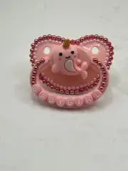 Pink Narwhal Adult Pacifier