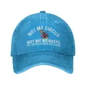 Funny Hat My Circus My Monkeys Definitely Know Cap men Dad Cap Baseball cap