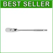 Compact 3/8" Drive Teardrop Flex Head Ratchet with Corrosion-Resistant Finish