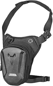 HHWRT Motorcycle Leg Bag, Thigh Bag, Waist Pack Motorcycle Drop Leg Bag, Drop Leg Bag with Removable Leg Straps, Multifunctional Waterproof Leg Pouch, for Cycling Hiking Camping Fishing Travel Outdoor