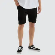 [Nena and Pasadena] Spitfire Denim Shorts Jet Black 30