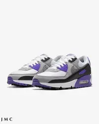 在飛比找Yahoo!奇摩拍賣優惠-NIKE W AIR MAX 90 30週年 氣墊 黑灰紫 