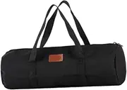 Whtkoph Tent Peg Bag Camping Accessories Large Capacity Multifunctional Tent Peg Storage Bag Organizer for, Black