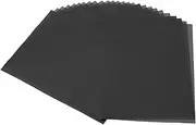 uxcell 30 Sheets Vellum Paper 8.5x11inches, Printable Translucent Paper 100GSM Colored for Invitations Laser Inkjet Printing Card Making Crafting Wedding Tracing, Black