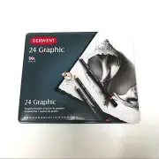 NIB Derwent 24 graphic graphite pencil set