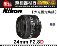 在飛比找Yahoo!奇摩拍賣優惠-【現貨】平行輸入 Nikon AF Nikkor 24mm 