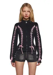 [Sugar Thrillz] Hyper Pop Zip-Up Jacket