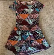 Dot Dot Smile Dress 2T Patchwork Boho Dress NWT