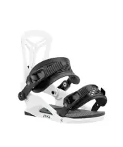 Union Rosa Women's Snowboard Bindings, White, Medium MY25