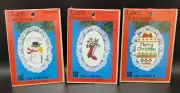 3x LACE ORNAMENTS Embroidery Kits Lot By Designs For The Needle Christmas