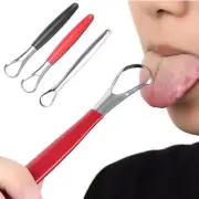 Tongue Scraper Cleaner StainlessSteel Bad Breath for Dental Oral-Care Tool