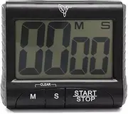Barista Progear Digital Timer with LCD Display, Black