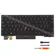 Hungarian Backlit Keyboard for Thinkpad X13 Type 20T2 20T3 20UF 20UG 5N20V43051