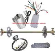 740mm Go Kart Rear Axle Kit + 48v 1800w Brushless Electric Motor Controller