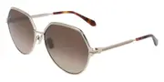 Salvatore Ferragamo SF325S 745 Men's Sunglasses Gold Size 62