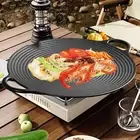 BBQ Grill Pan Multiuse Easy Clean Griddle for Picnic Home Outdoor Camping