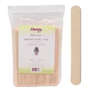 Large Wooden Wax Sticks - Body Hair Removal Applicator for Waxing, ¾” X 6” (Pack